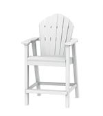 A balcony height adirondack chair is shown by Seaside Casual Furniture at GottaHaveItInc.com